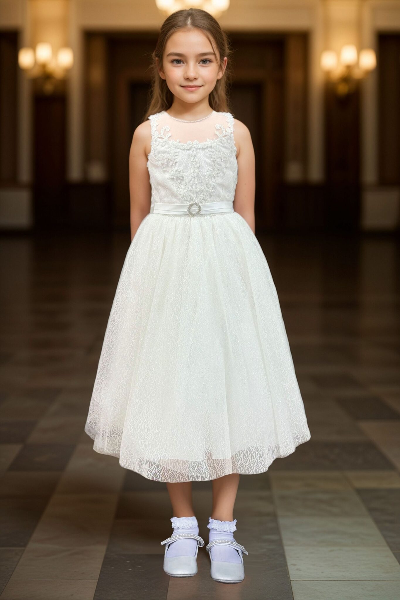 Vestiti Comunione Bambina Abiti di Lusso Bimba Piccole Star